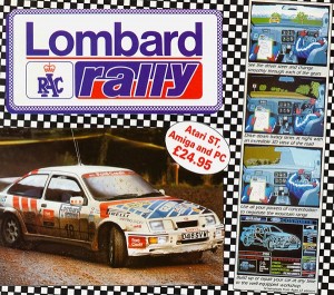 Lombard RAC Rally Mainos
