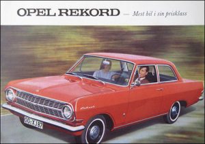 Opel Rekord A 1964 Mainos