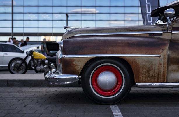 Retroautot Ruostuminen Estää Talviolosuhteet