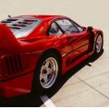 Ferrari Punainen F40 Urheiluauto Retroauto