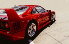 Ferrari Punainen F40 Urheiluauto Retroauto